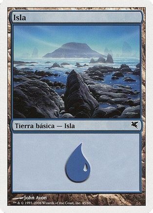 Island (Spanish) - "Isla" (PSAL-E45) [Magic Encyclopedia 2005 (Salvat/Hachette)]