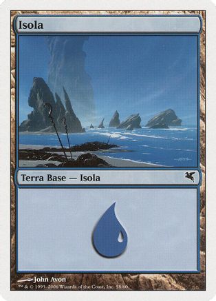Island (Italian) - "Isola" (PSAL-H58) [Magic Encyclopedia 2005 (Salvat/Hachette)]