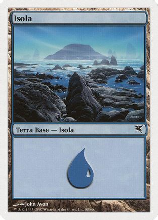 Island (Italian) - "Isola" (PSAL-E58) [Magic Encyclopedia 2005 (Salvat/Hachette)]