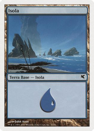 Island (Italian) - "Isola" (PSAL-E32) [Magic Encyclopedia 2005 (Salvat/Hachette)]