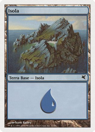 Island (Italian) - "Isola" (PSAL-H11) [Magic Encyclopedia 2005 (Salvat/Hachette)]