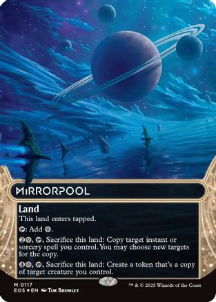 Mirrorpool (0117) (Borderless) (Galaxy Foil) [Edge of Eternities: Stellar Sights]