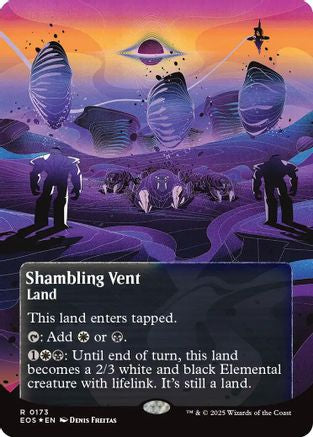 Shambling Vent (0173) (Borderless) (Galaxy Foil) [Edge of Eternities: Stellar Sights]