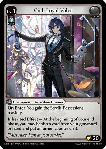 Ciel, Loyal Valet (005) [Distorted Reflections]