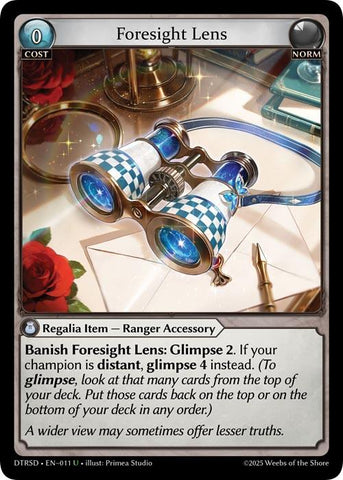 Foresight Lens (11) [Distorted Reflections Starter Decks]