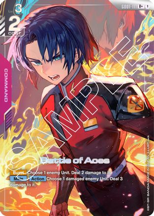 Battle of Aces (R+) (GD01-111) - Newtype Rising Holofoil