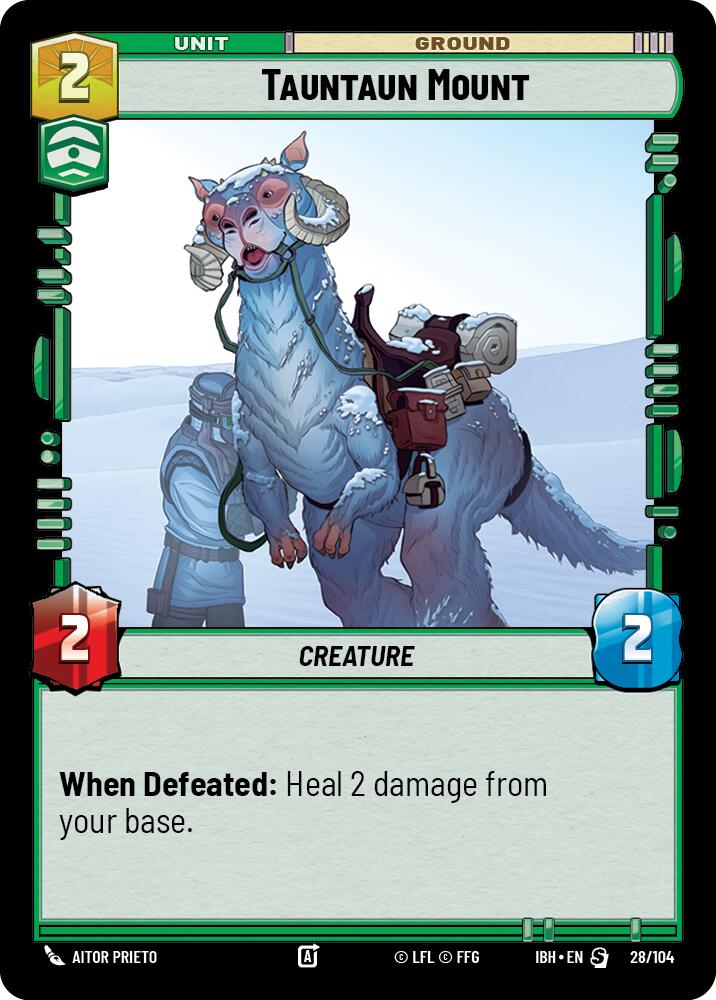 Tauntaun Mount (28/104) (28/104) [Intro Battle: Hoth]