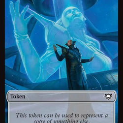 Copy // Golem (0012) Double-Sided Token [Edge of Eternities Commander Tokens]