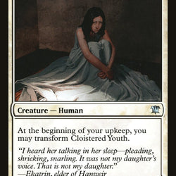 Cloistered Youth // Unholy Fiend [Innistrad]