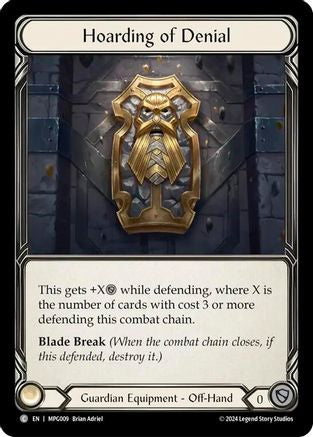 Hoarding of Denial [MPG009] (Mastery Pack Guardian)