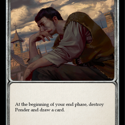 Inertia // Ponder [LGS127 // LGS128] (Promo)  Cold Foil