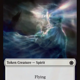 Angel (0002) // Spirit Double-Sided Token [Foundations Commander Tokens]