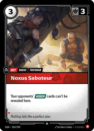 Noxus Saboteur (018/298) - Origins