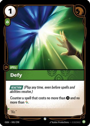 Defy (045/298) - Origins