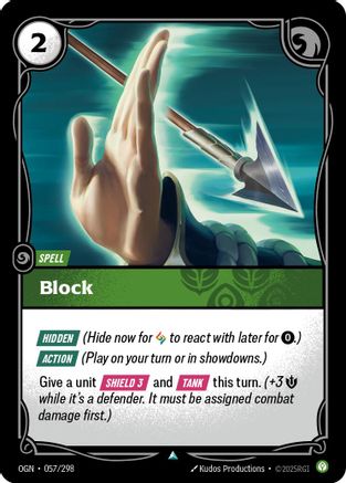 Block (057/298) - Origins Foil