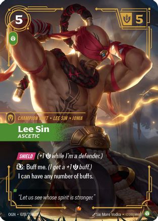 Lee Sin - Ascetic (078/298) - Origins Foil
