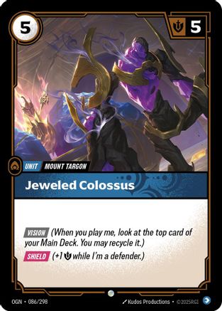 Jeweled Colossus (086/298) - Origins