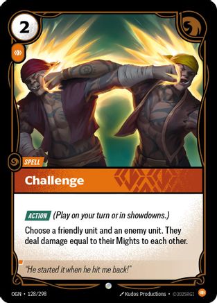 Challenge (128/298) - Origins Foil
