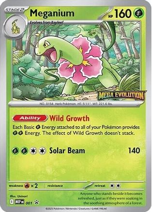 Meganium - 1 [ME Mega Evolution Promo] - Holofoil