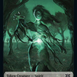 Cat Dragon // Spirit (002) Double-Sided Token [Double Masters 2022 Tokens]
