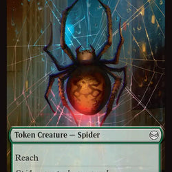 Spider // Treasure Double-Sided Token [Marvel's Spider-Man Tokens]