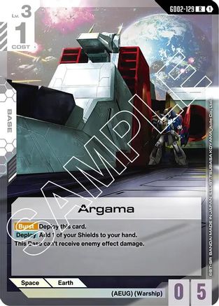 Argama (GD02-129) - Dual Impact Holofoil