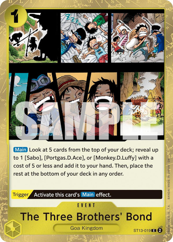 The Three Brothers' Bond (Pirate Foil) [Premium Booster -The Best- Vol. 2]