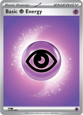 Basic Psychic Energy - 5 [MEE Mega Evolution Energies] - Reverse Holofoil