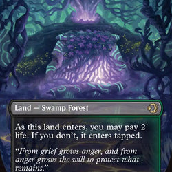Overgrown Tomb (Borderless) [Lorwyn Eclipsed]