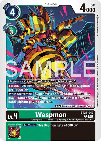 Waspmon [BT23-042] [Hackers' Slumber]