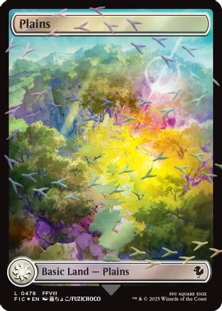 Plains (Chocobo Track Foil) (FIC-478) [Commander: FINAL FANTASY] Foil