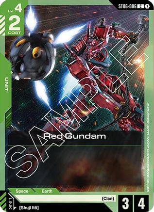 Red Gundam (C) (ST06-006) - Starter Deck 06 Clan Unity