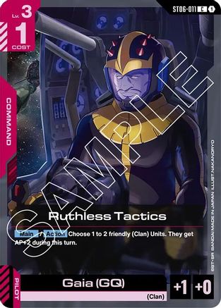 Ruthless Tactics (ST06-011) - Starter Deck 06 Clan Unity