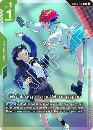 Schoolgirl and Smuggler (C+) (ST06-012) - Starter Deck 06 Clan Unity Holofoil