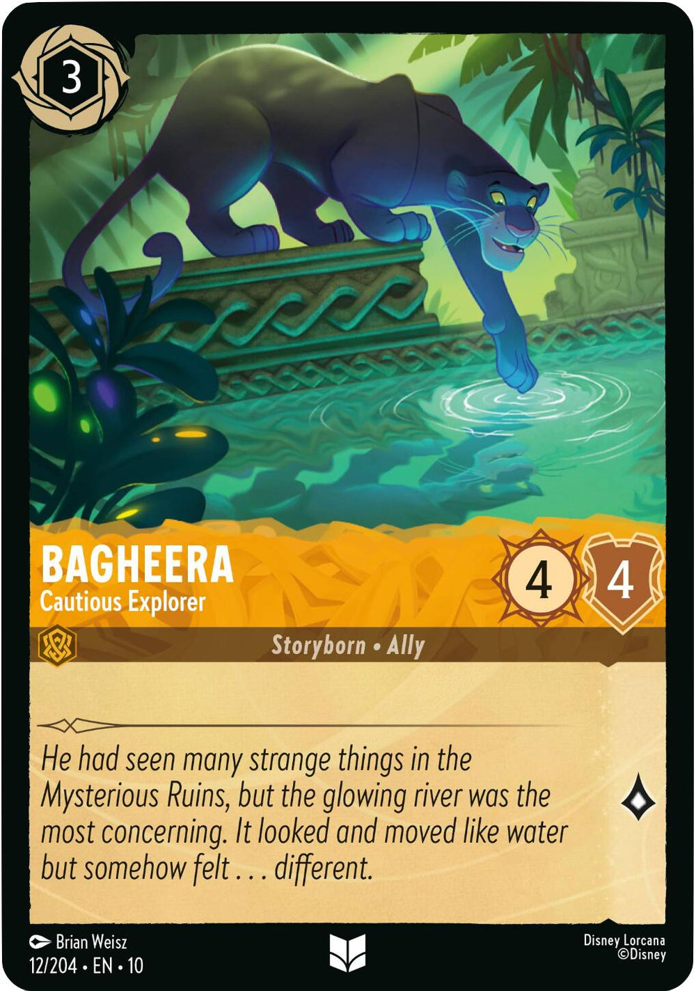 Bagheera - Cautious Explorer (12/204) [Whispers in the Well]