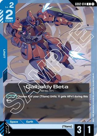 Galbaldy Beta (GD02-014) - Dual Impact