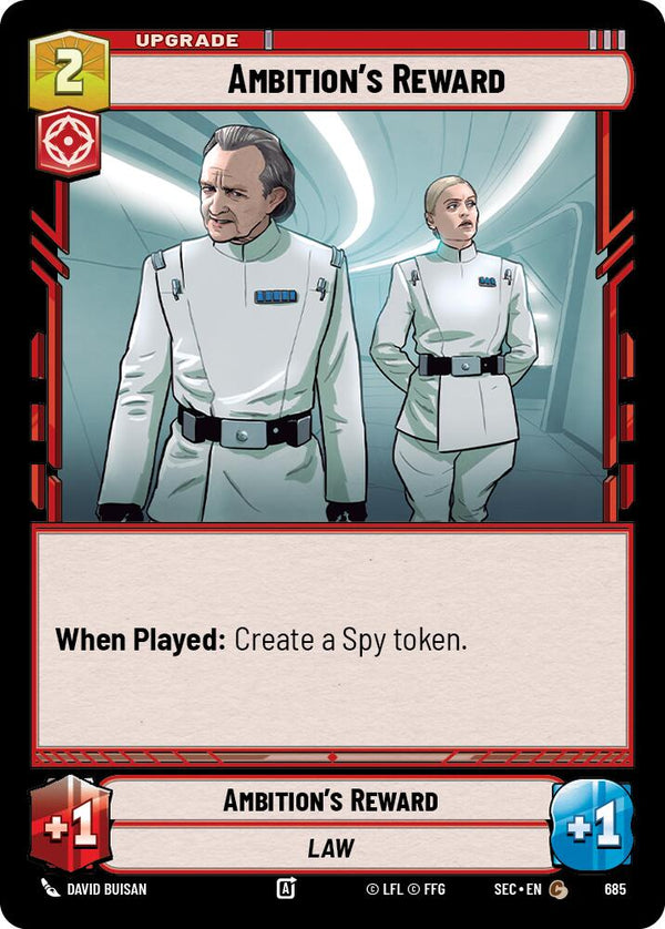 Ambition's Reward (685) (Foil) (685) [Secrets of Power]