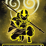 Aang, Swift Savior (Borderless) (Neon Ink Foil) [Avatar: The Last Airbender]