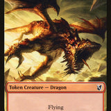 Heart-Piercer Manticore // Dragon Double-Sided Token [Commander 2019 Tokens]