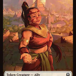 Ally (0008) // Clue (0016) Double-Sided Token [Avatar: The Last Airbender Tokens]