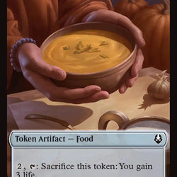 Bear // Food (0020) Double-Sided Token [Avatar: The Last Airbender Tokens]