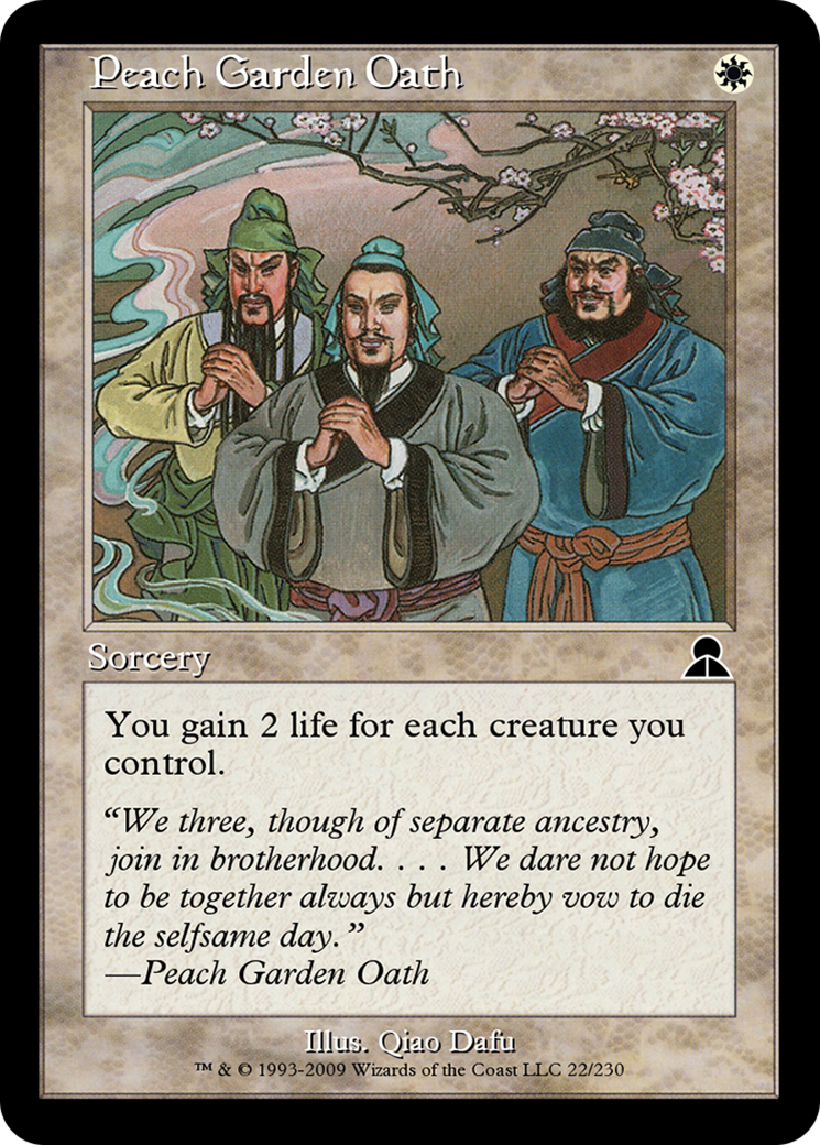 Peach Garden Oath (ME3-022) [Masters Edition III] Foil