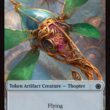Thopter // Myr Double-Sided Token [Foundations Commander Tokens]