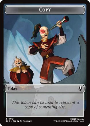 Copy (0001) // Clue (0016) Double-Sided Token (TLA-1 // 16) [Avatar: The Last Airbender] Foil