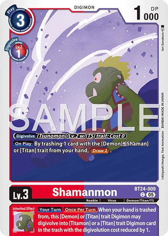 Shamanmon [BT24-009] [Time Stranger]