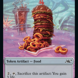 Zombie Employee // Food (011) Double-Sided Token [Unfinity Tokens]