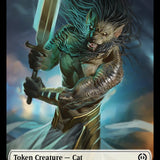 Rebel // Cat Double-Sided Token [Phyrexia: All Will Be One Tokens]