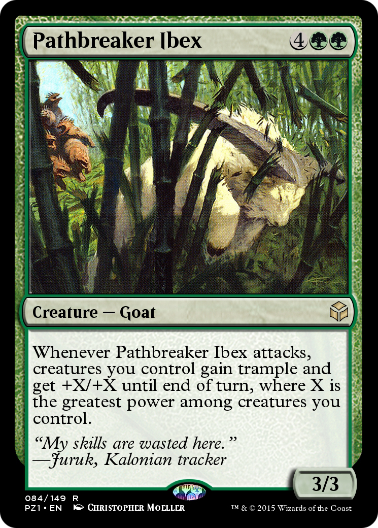 Pathbreaker Ibex (PZ1-084) [Legendary Cube Prize Pack] Foil
