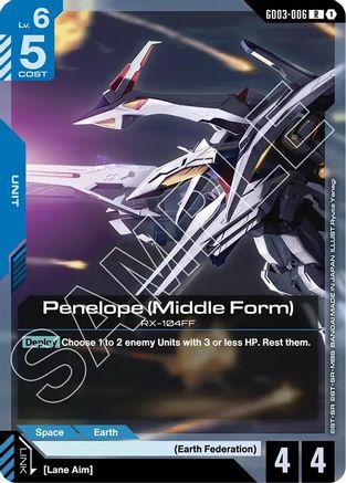 Penelope (Middle Form) (GD03-006) - Steel Requiem Holofoil
