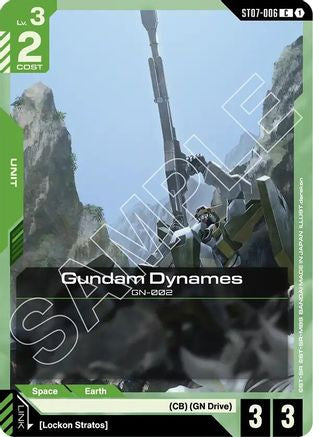 Gundam Dynames (ST07-006) (ST07-006) - Starter Deck 07 Celestial Drive